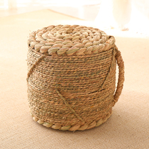 Straw futon cushion floor tatami grass woven mat household pouf floor stool lazy living room seat