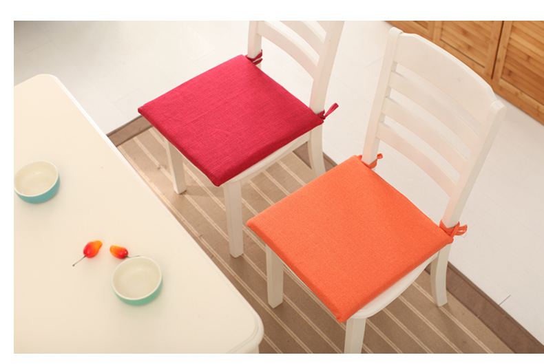 Đơn giản rửa vải đệm đệm bọc tatami dày trượt ghế máy tính thở đệm dinette - Ghế đệm / đệm Sofa đệm ghế đẹp