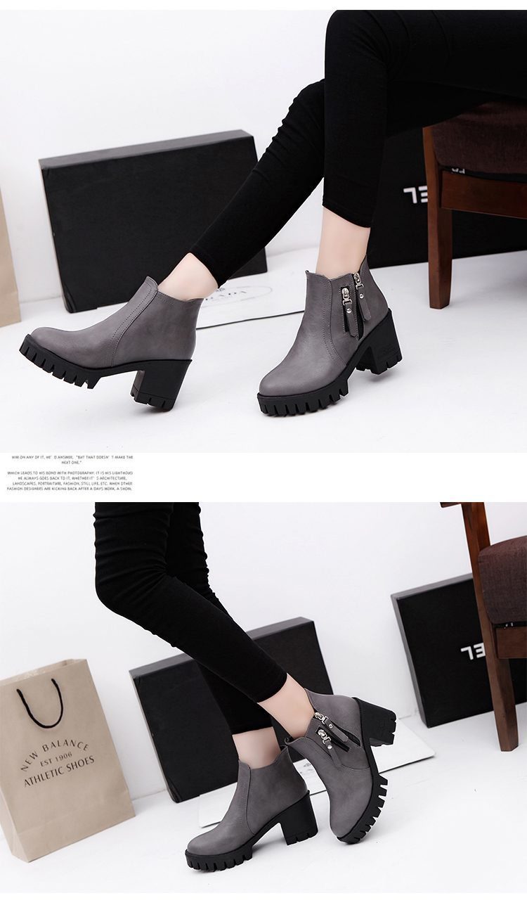 Bottes mi-saison femme en TPR - Ref 3250890 Image 17