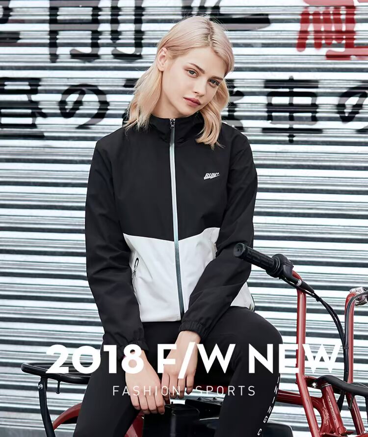 Áo thể thao Jordan áo gió nữ 2018 thu đông 2018 áo len trùm đầu ấm áp áo gió thoải mái áo khoác nữ áo khoác gió nữ adidas