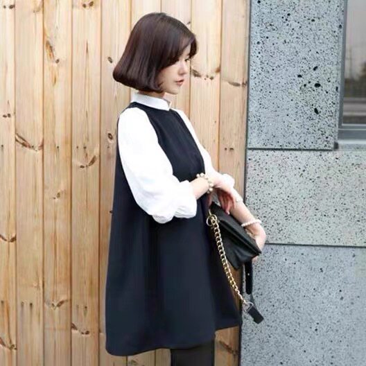 Pregnancy Woman Dress Autumn Clothing Suit Fashion Models 2021 New Summer Clothing Nets Red Ocean Sent Early Autumn Pregnant Women Foreign Dress Spring Autumn