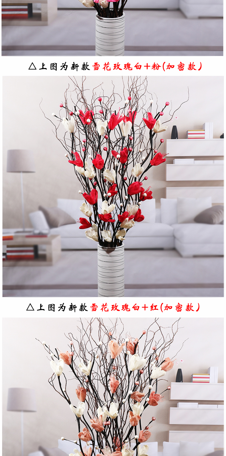 Hoa giả mô phỏng phòng khách hoa phòng ngủ sàn trưng bày lớn hoa khô bó hoa bán buôn đồ trang trí nội thất nhỏ tươi - Hoa nhân tạo / Cây / Trái cây cây xanh giả