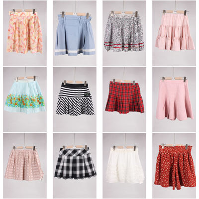 BK970vintage Japanese-style sweet cake dress, petite summer young short skirt and half skirt