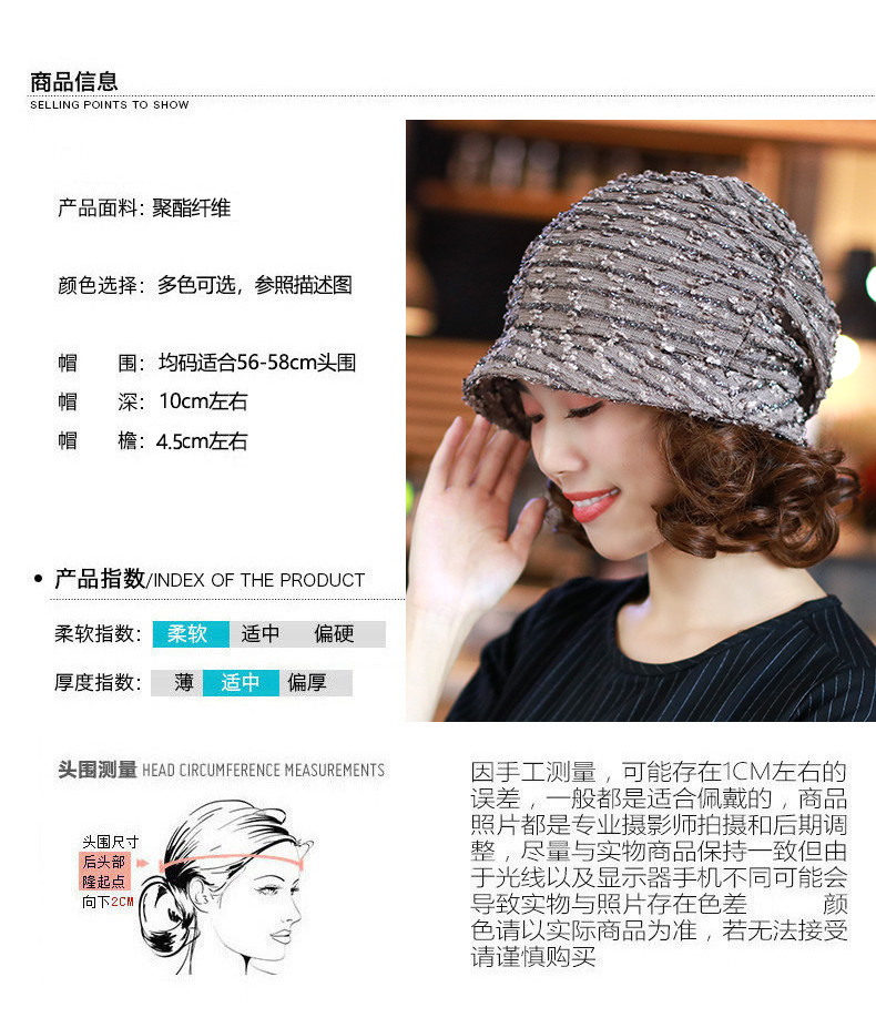 Chapeau pour femme en Polyester - Ref 3234524 Image 7