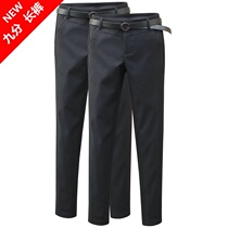 Womens trousers nine-point pants Black spring and autumn pencil pants OL professional pants Slim slim cotton small feet pants