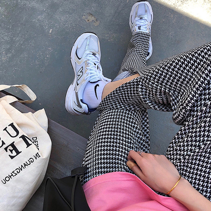 Pregnant woman pants spring autumn outside wearing high waist trust Relax Casual Straight Drum Pants Retro Thousands of Broadlegged Pants Summer Thin