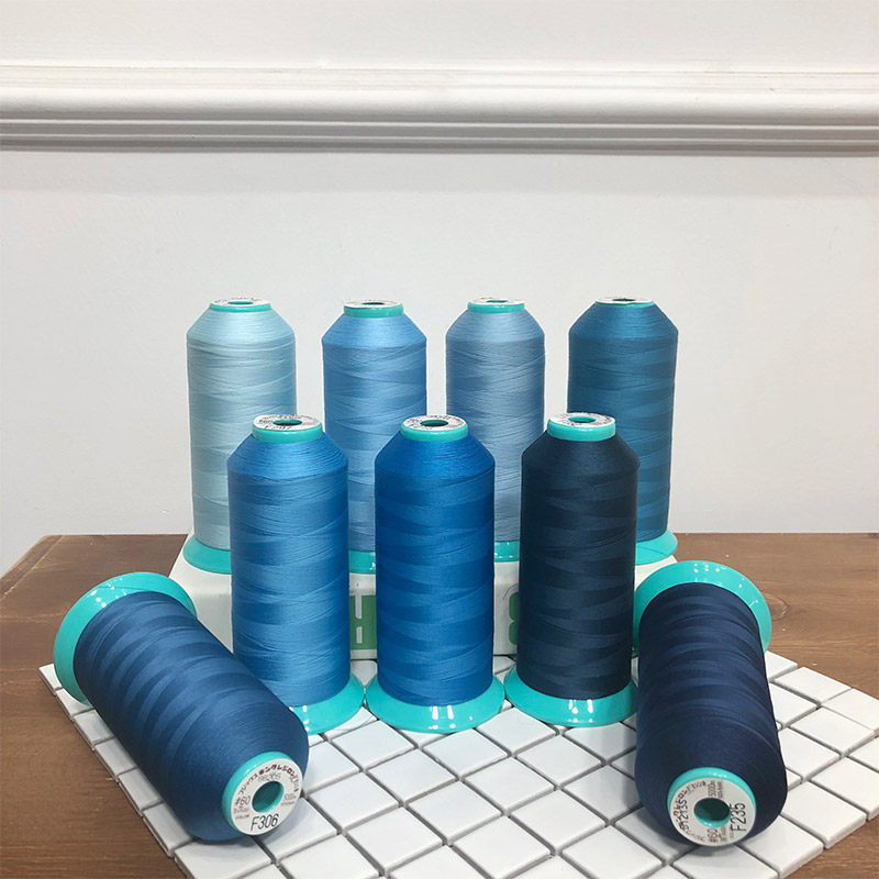 60 Fanli Qilong elastic thread Japanese Fujik sewing machine thread long fiber king pagoda line 5000 meters blue