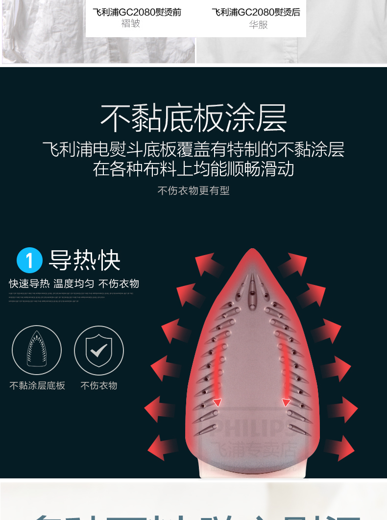 Máy ủi cầm tay nhỏ gọn không dây cầm tay Philips bàn là hơi nước