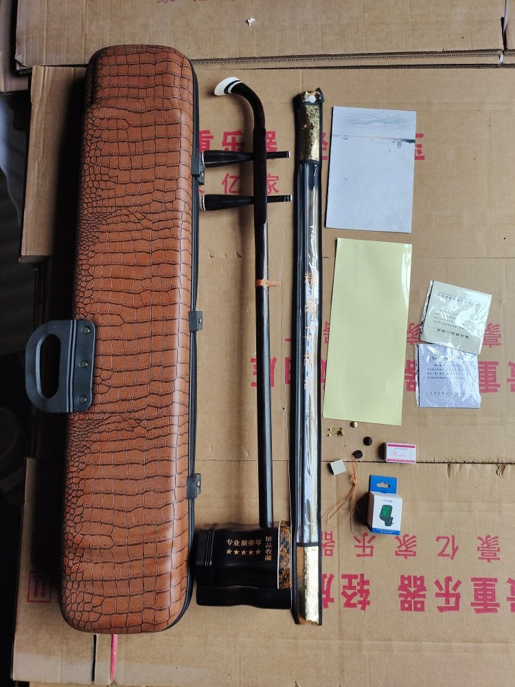 专业黄梅戏高胡 vs 高音二胡:黑檀八角广东音乐戏曲专用乐器大揭秘!-高胡-淘宝百科网