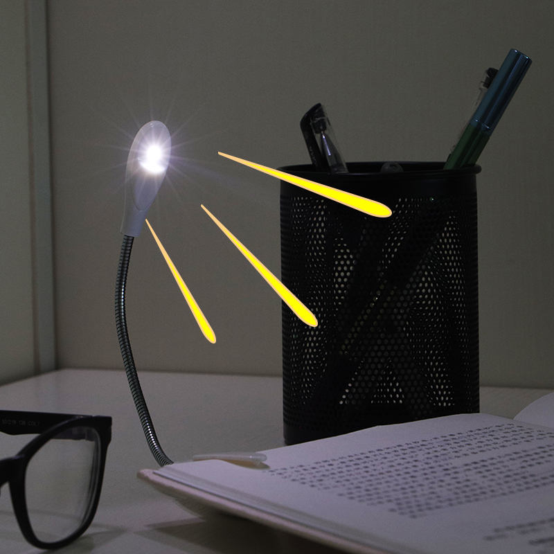 Reading lamp clip book lamp mini reading lamp LED portable creative bedside student dormitory eye protection night reading lamp artifact