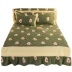 Khăn trải giường bằng vải cotton nguyên chất trải giường không trơn trượt loại váy đơn chống bụi bông 1,5 mét 1,8m tấm 1 bộ ba mảnh - Váy Petti