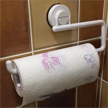 Punch-free kitchen super suction cup towel rack towel rack roll paper holder refrigerator suction cup rack ABS new kitchen paper holder