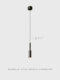 Italian Minimalist Bedroom Bedside Pendant Light, All-Copper Background Wall Corner Small Pendant Light, Single-Head and Double-Head Ambient Spotlight