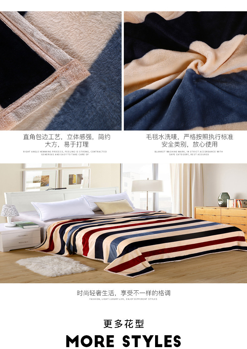 Winter nhung san hô dày ấm tấm flannel một mảnh chăn đơn đôi giường ký túc xá điều hòa không khí chăn - Khăn trải giường ga trải giường chống thấm