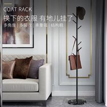 Light and luxurious metal clothes hat rack floor bedroom home living room bedside nighttime sleeping able to hang up the deity of clothes