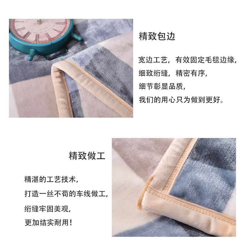 Chăn lông cừu dày san hô chăn mùa đông sinh viên nam đôi ấm nhung dày nữ flannel quilt nap ga trải giường mát