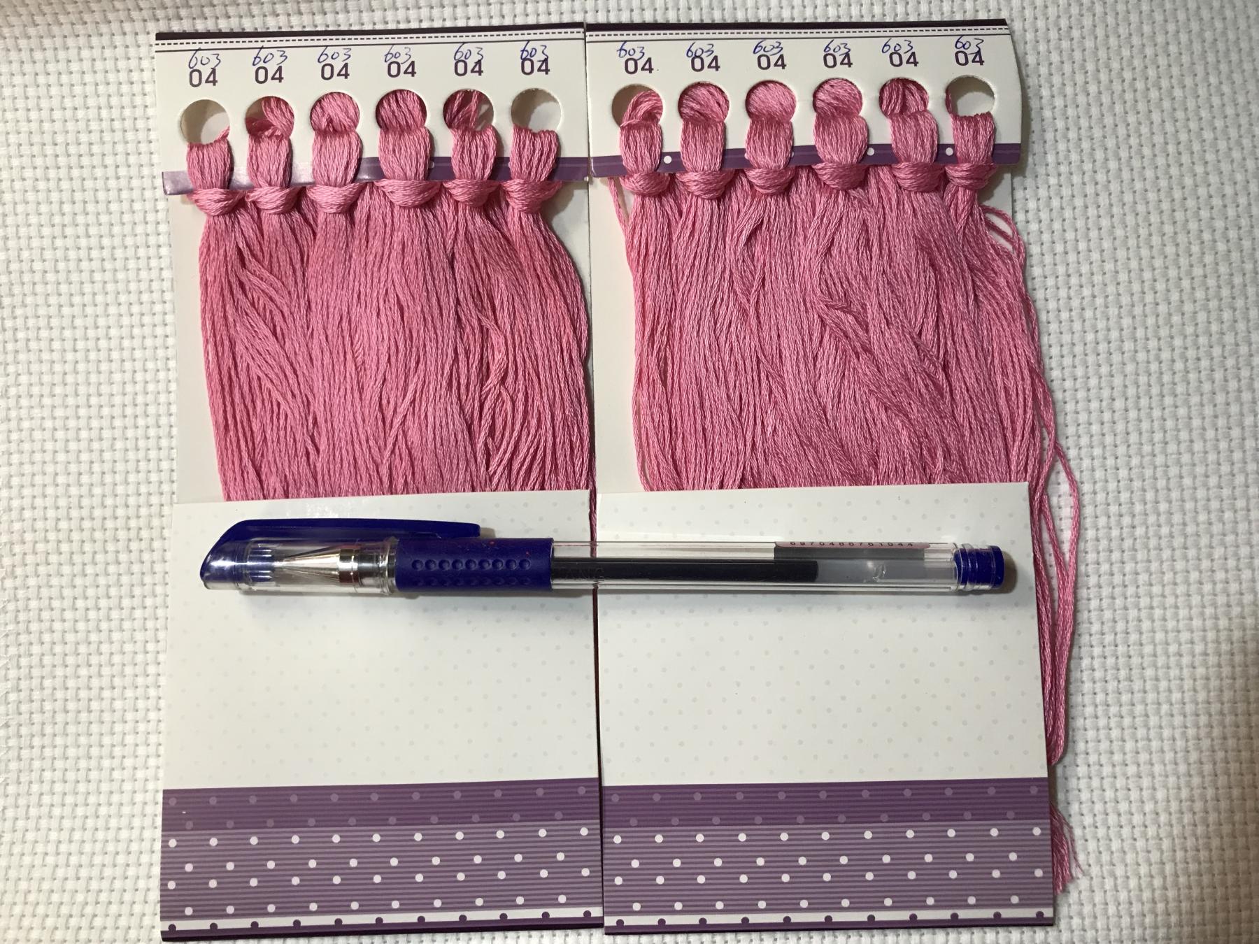 Pure cotton KS embroidery thread standard thread size 603 12 (one 8) supplementary wiring KS cross stitch embroidery thread