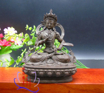 Tibetan Buddhist supplies Taiwan Seiko pure copper carved exquisite 3 inch Vajra Buddha statue ornaments 10cm