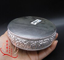 99 foot silver half handmade Manza pan Mancha Luo sterling silver Manza pan repair plate 10cm trumpet