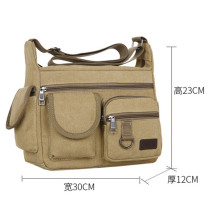 Han Edition Sail Bag Mens Single Shoulder Inclined Satchel Bag Casual Mens Bag Large Capacity Middle-aged Crosswalk Mens Bag Bag Small Backpack