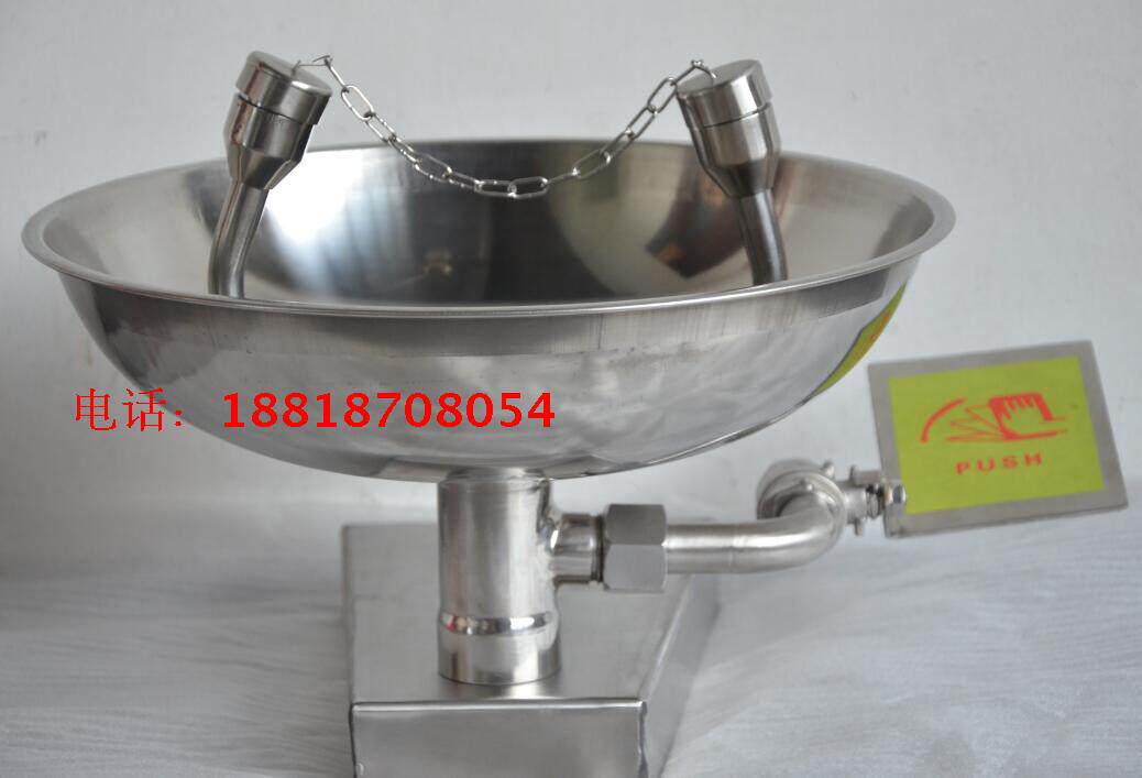 304 stainless steel wall-mounted eye-washing machine for stainless steel-connected wall-type eye-washing machine hanging wall-type eye-punching machine