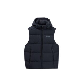 361 degree men's down vest with removable hood