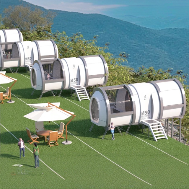 Luban built space capsules to customize scenic spot hotels and B&Bs