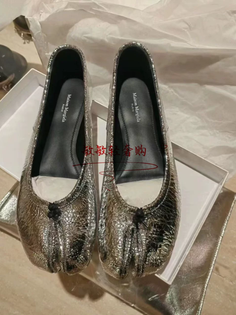 Домашние тапочки MAISON Margiela Magila MM6 Ballet Shoes TABI носки плоские женские одиночные обувь