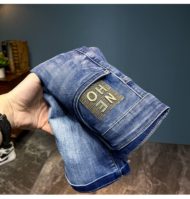 C3864 990K QUẦN NAM AIMREAG MÙA HÈ PHỤC CỔ CỔ ĐIỂN THÊU HỌA TIẾT HOA THỜI TRANG NAM JEAN BÒ G03 SẢN PHẨM MỚI