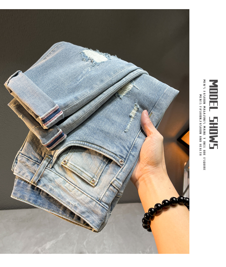 C3782 1420K QUẦN NAM AIMREAG BIG SIZE NGOẠI CỠ DÁNG ÔM BODY GỢI CẢM SEXY MÙA HÈ THỜI TRANG NAM JEAN BÒ G04 SẢN PHẨM MỚI
