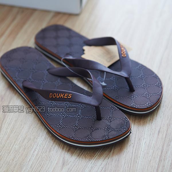 Mùa hè flip flops của nam giới phẳng với kỳ nghỉ dép bãi biển toe giày dép chống trượt và dép của nam giới giày ngoài trời