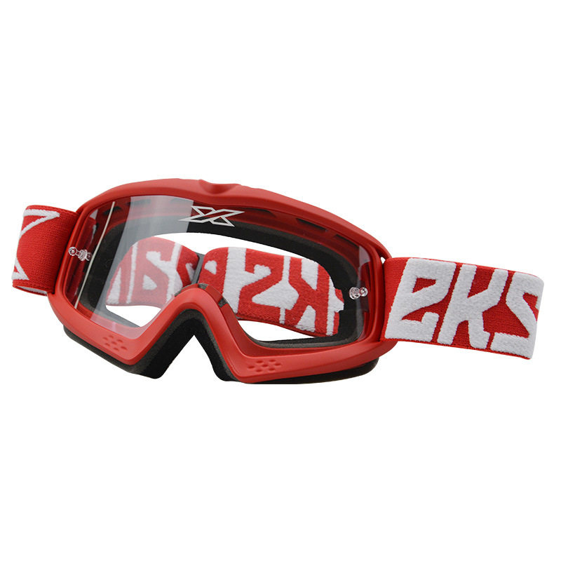 Children's cross-country goggles teen motorcycle wind mirror transparent interchangeable lens dust #8060