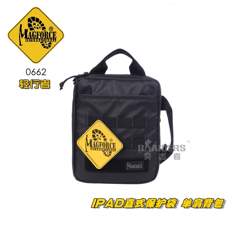 Taiwan Maghos MagForce Taiwan Horse Light Walker IPAD protection bag one-shoulder messenger bag black backpack 0662