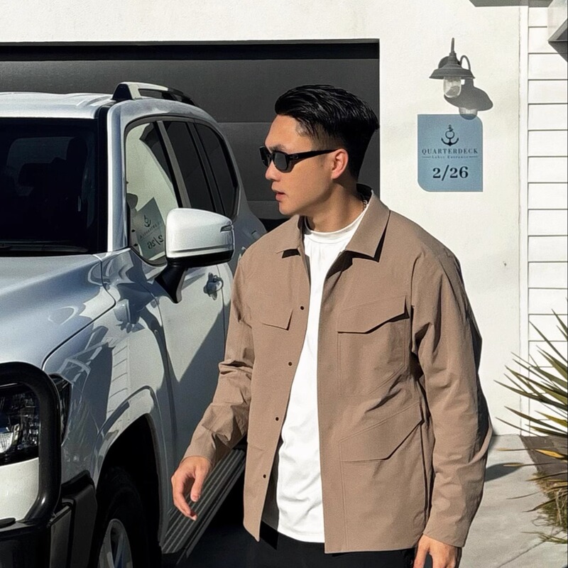 G Brother Studio Field Four-Pocket Softshell Early Spring Men's Business Outdoor Simple Casual Softshell Jacket