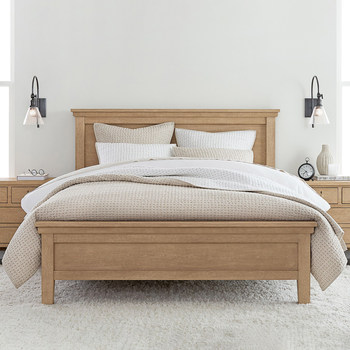 Export Trade American Country-Style Solid Wood Double Bed French High-End Vintage Master Bedroom Solid Wood Bed Wedding Bed Princess Bed