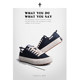 PADDYWOOD canvas shoes for girls, thick-soled summer versatile heightening Korean sneakers, black student casual shoes