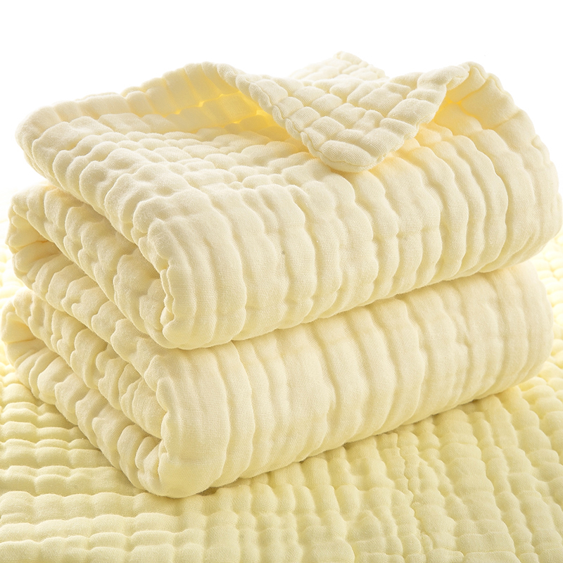 Total Cotton Age 12 Layers Baby Bath Towels Pure Cotton Soft Absorbent Gauze Thickened Newborn Baby Bath Towels