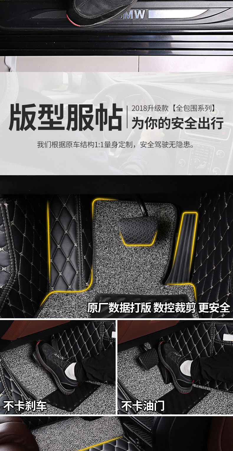 Suitable for Fengshen Ax7 Ax5 Ax4 Ax3 A60 E70 L60 Full-Coverage Car Floor Mats