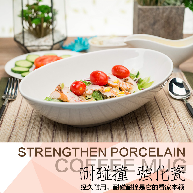 Yao hua creative western European large ceramic salad bowl of fruit and vegetables salad bowl bowl salad bowl west tableware