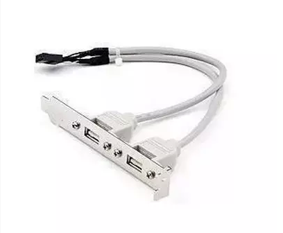 Motherboard USB expansion line 2-port USB bezel line USB2 0 bezel USB extension bezel 30CM