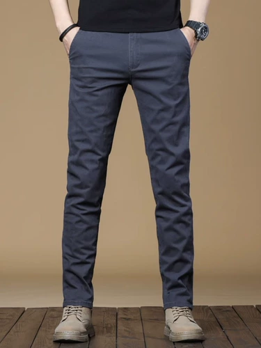 Хлопковые демисезонные штаны, мужской трендовый универсальный комбинезон, свободный прямой крой