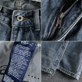 Классические синие джинсы, штаны, свободный прямой крой