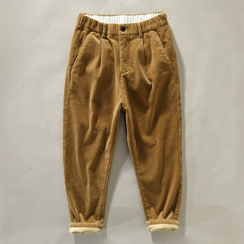 GM Trendy ~ Simple Retro ~ No AI!Кордилона повседневные брюки Мужские зимние брюки в гонконге