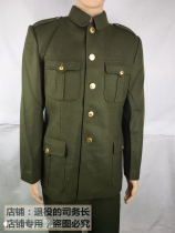 The old fashioned 87 soldiers the collection of retired veterans wool and the outer patch of pocket for the outside of the winter clothes