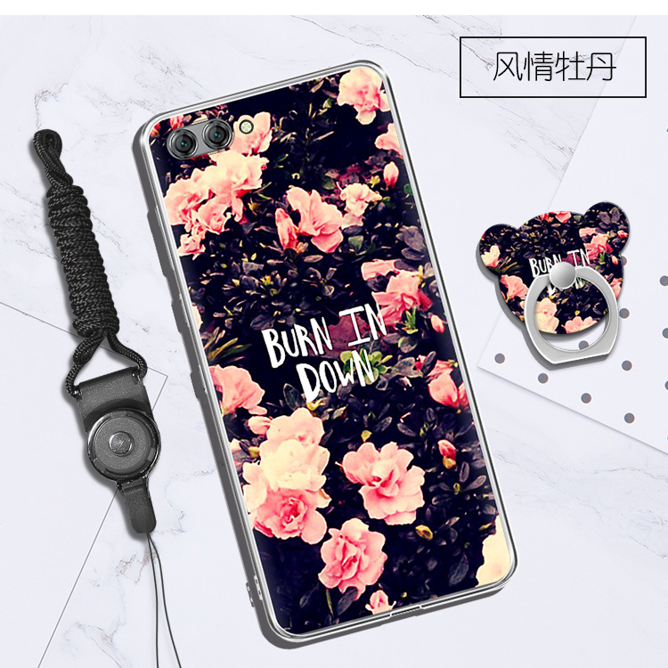 Vỏ điện thoại di động Huawei nova2s Huawei chống rơi HWI-AL00 nữ nov2s bảo vệ hwi-a100 bộ 6.0 inch Điện thoại di động Huawei nova2s dây novo2s dây đeo HWI nam noa2s - Nhẫn nhẫn vàng nam