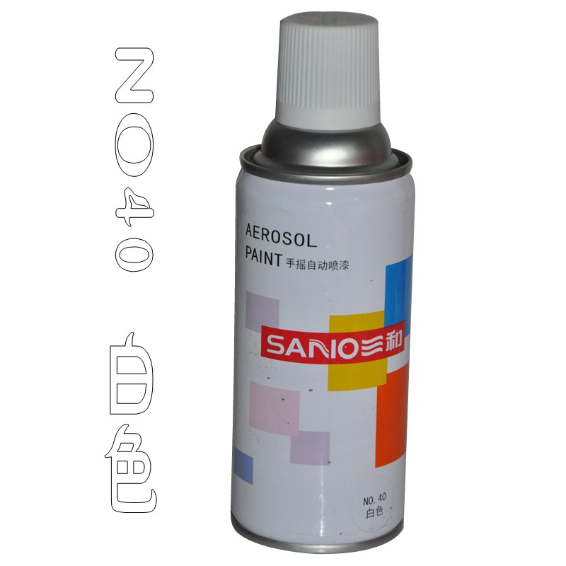 Sanhei Automatic paint bottled paint hand shake paint paint 40 white