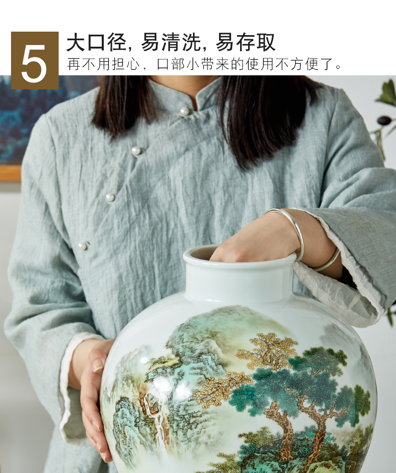 It home furnishing articles bottle seal jingdezhen ceramics hip hoard tap water expressions using mercifully wine dedicated wine jars