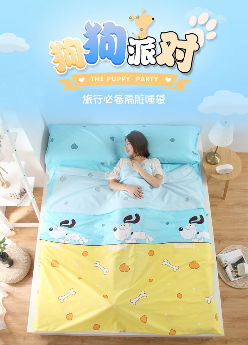 Khách sạn du lịch khéo léo trên bẩn túi ngủ bông trong nhà khách sạn đôi quilt cover du lịch xách tay tấm chống bẩn