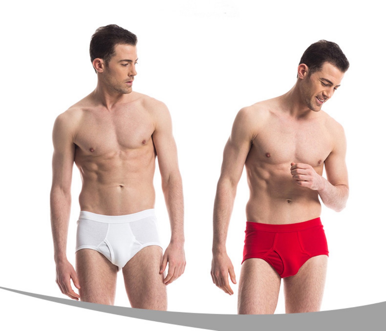 3 quần lót nam ba dây cotton cao eo lớn eo lớn kích thước cũ eo lỏng thoáng khí quần short tam giác 40668 đồ lót học sinh