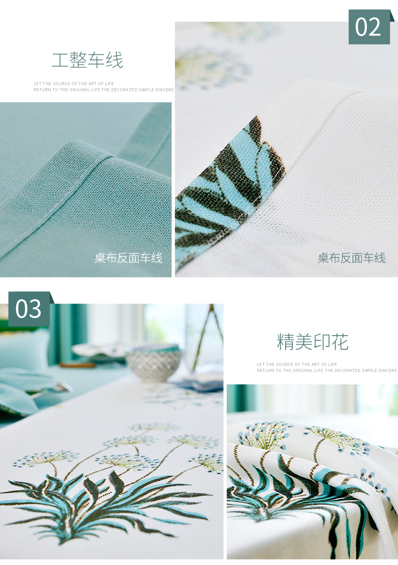 Mỹ lưới đỏ bàn vải cà phê bàn ​​khăn trải bàn vải cotton nhỏ tươi hình chữ nhật hiện đại tối giản bảng cờ mat mẫu khăn trải bàn đám cưới đẹp